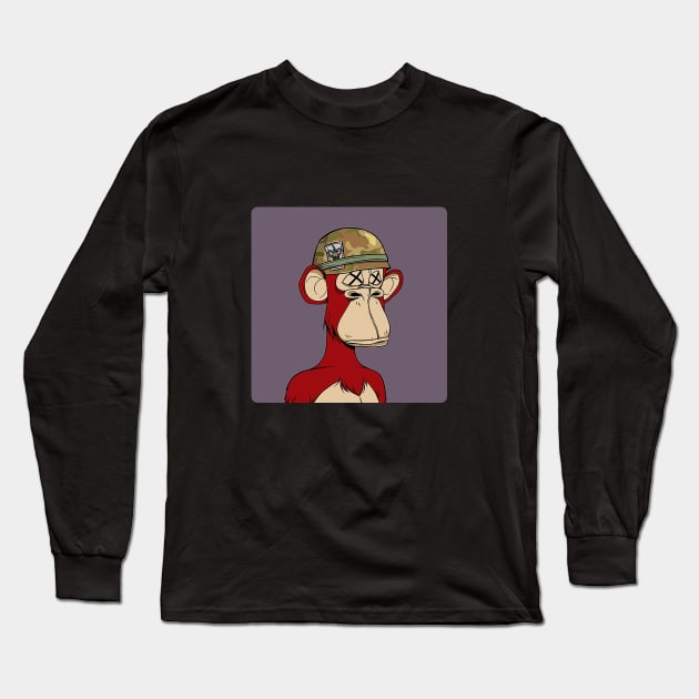 Bored Ape Yacht Club, BAYC Long Sleeve T-Shirt by GREEN GRAPE